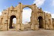 the south gate of ancient jerash, jordan the south gate of ancient jerash, jordan