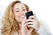 Junge Frau mit Smartphone