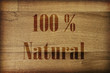 Foto: 100 % Natural 100 % Natural