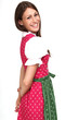 Frau im Dirndl
