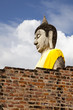 buddha statue in wat yai chai mongkol, ayutthaya, thailand buddha statue in wat yai chai mongkol, ayutthaya, thailand