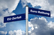 Schild Euro Rettung