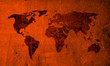 scratch vintage world map.