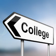 College concept.