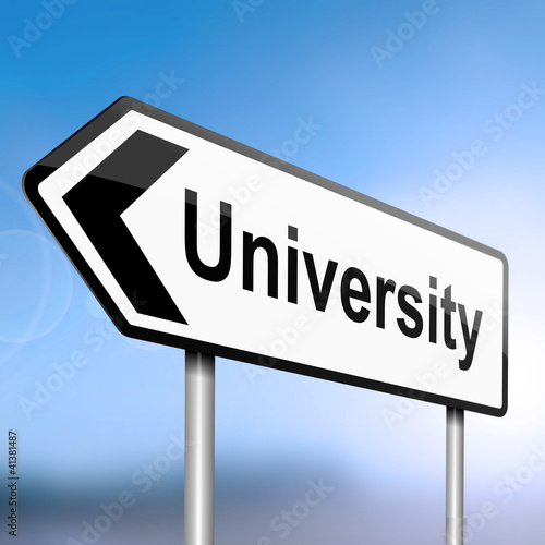 Illustration: University concept. University concept.