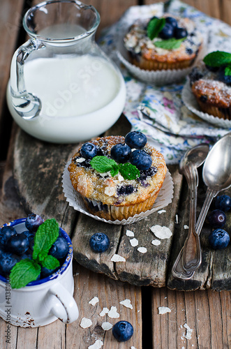 Photo: Blueberry Muffins Blueberry Muffins