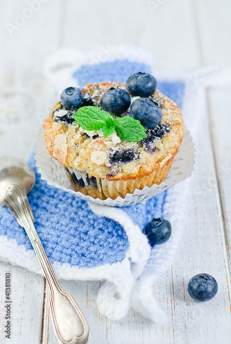 Photo: Blueberry Muffins Blueberry Muffins