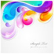 Vector: Abstract colorful paint splash vector background Abstract colorful paint splash vector background