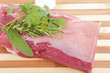 Sorra thin slice of meat cattle