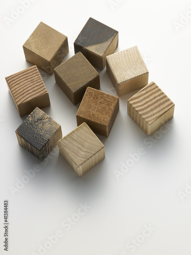 Photo: wooden cubes - cubi di legno wooden cubes - cubi di legno