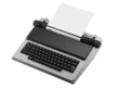 Vintage typewriter isolated Vintage typewriter isolated