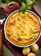 Homemade potato cake, vegetarian food Homemade potato cake, vegetarian food