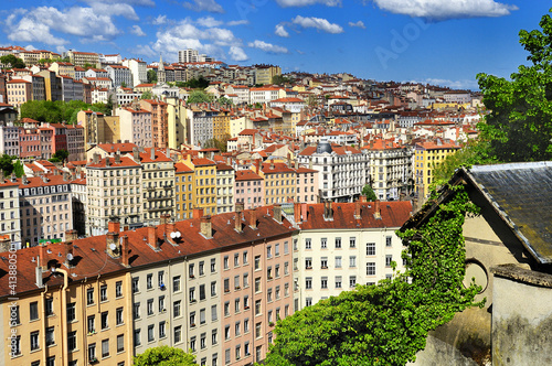 Photo: part of the city of Lyon, France part of the city of Lyon, France
