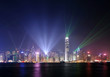 Symphomy of light show in Hong Kong Symphomy of light show in Hong Kong