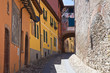 Alleyway. Dozza. Emilia-Romagna. Italy. Alleyway. Dozza. Emilia-Romagna. Italy.