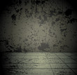 Concrete grunge room