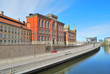 Stockholm. Riddarholmen Island embankment Stockholm. Riddarholmen Island embankment