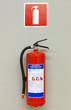 Red fire extinguisher