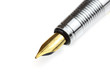 close up shot of shiny fountain pen