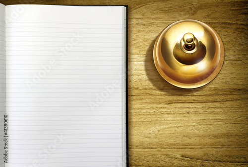 Photo: reception desk bell reception desk bell