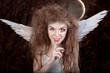 Angel with horns