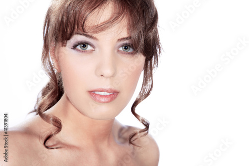 Foto: Beauty Frau blickt hübsch Beauty Frau blickt hübsch