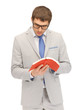 calm and serious man with book calm and serious man with book