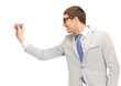 businessman with dart