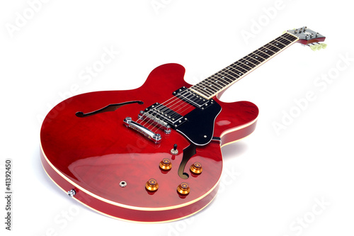 Foto: E-Gitarre, Semiakustik, Cherry Red E-Gitarre, Semiakustik, Cherry Red