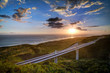 Viaduc de la route des Tamarins au crépuscule