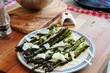 Grilled asparagus