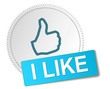 Plakette I like