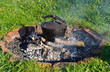 Kettle on fire