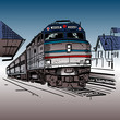Vector: American Train American Train
