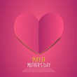 Mother´s Day Paper Heart