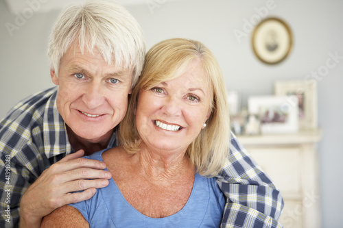 Photo: Senior couple at home Senior couple at home