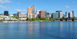 Portland Oregon skyline, panorama.