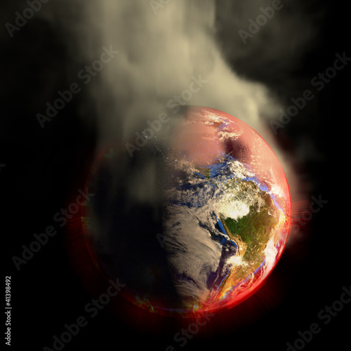 Illustration: Doomsday Earth On Fire Doomsday Earth On Fire