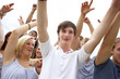 Foto: Young people at music festival Young people at music festival