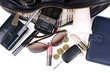 Inhalt des damen Handtasche