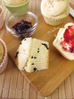 Frühstück mit Brötchen Muffins