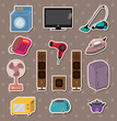 cartoon home Appliance stickers