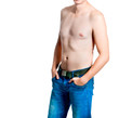 Healthy muscular young man Healthy muscular young man