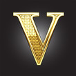 Vector golden figure