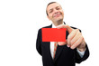 Bussiness card and guy