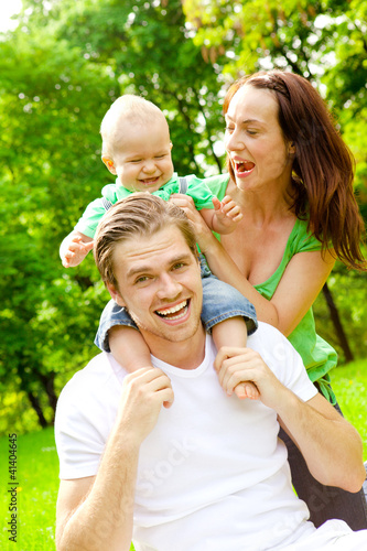 Foto: familie im park familie im park