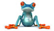 Blue frog