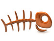 Illustration of fish bone