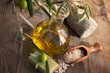 Natural spa setting with olive oil. Natural spa setting with olive oil.
