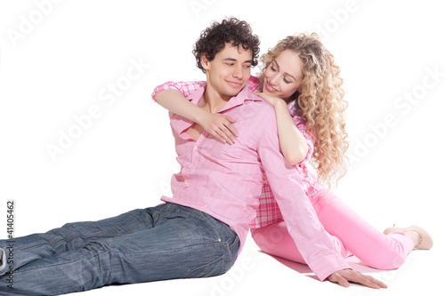 Photo: sexy couple isolated on white sexy couple isolated on white
